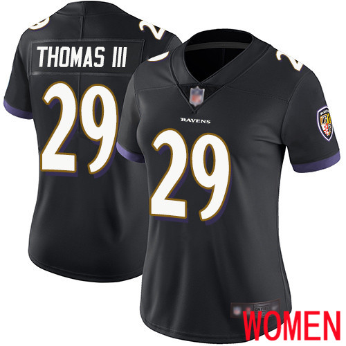 Baltimore Ravens Limited Black Women Earl Thomas III Alternate Jersey NFL Football #29 Vapor Untouchable